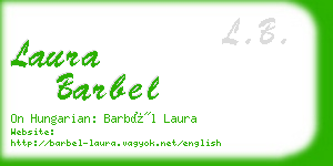 laura barbel business card